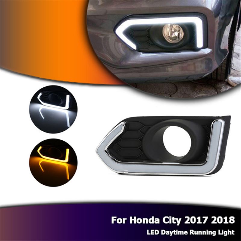 Daytime running light for Honda City 2017~2018,Foglip for Honda City 2017~2018 DRL